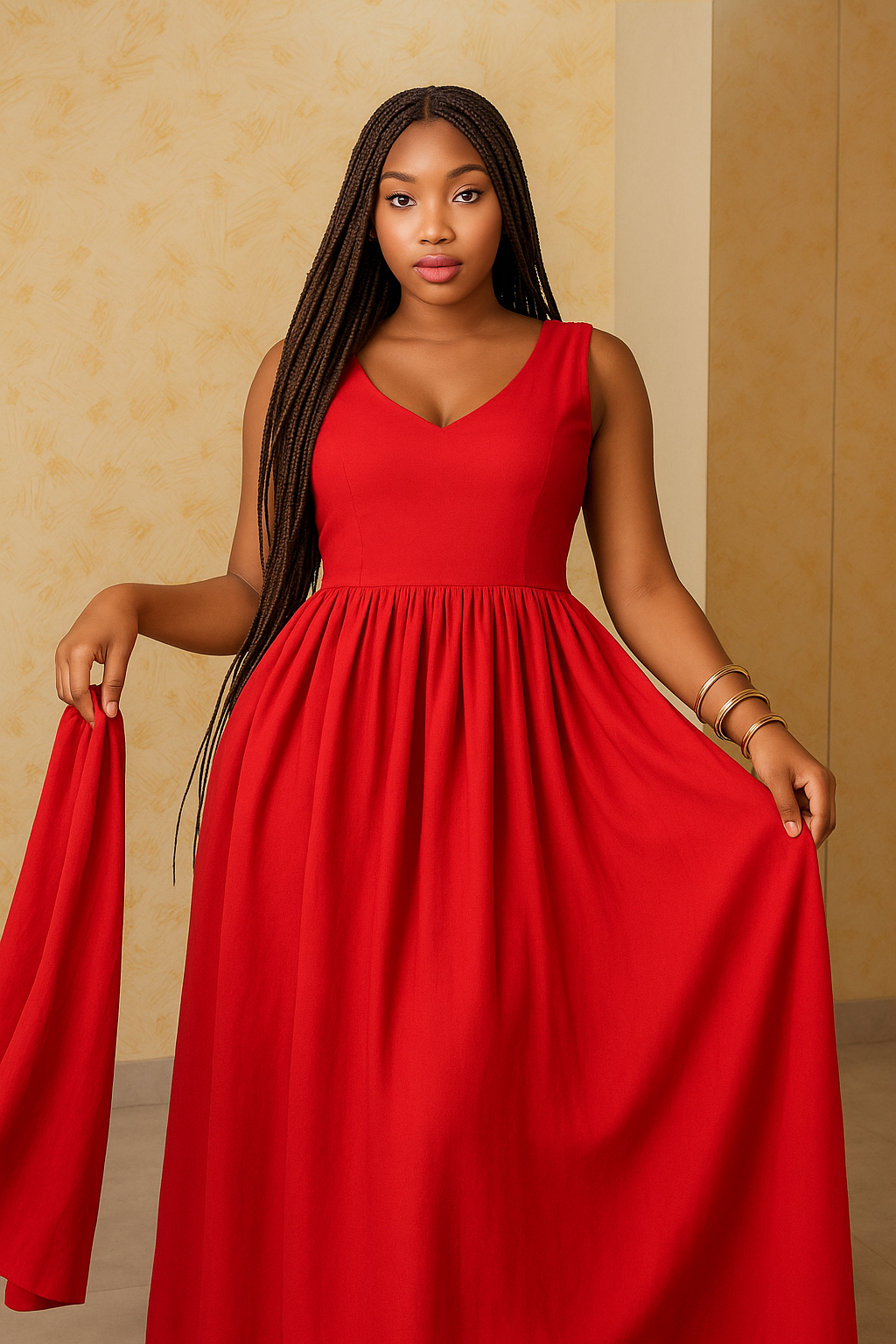 Robe avec Foulard