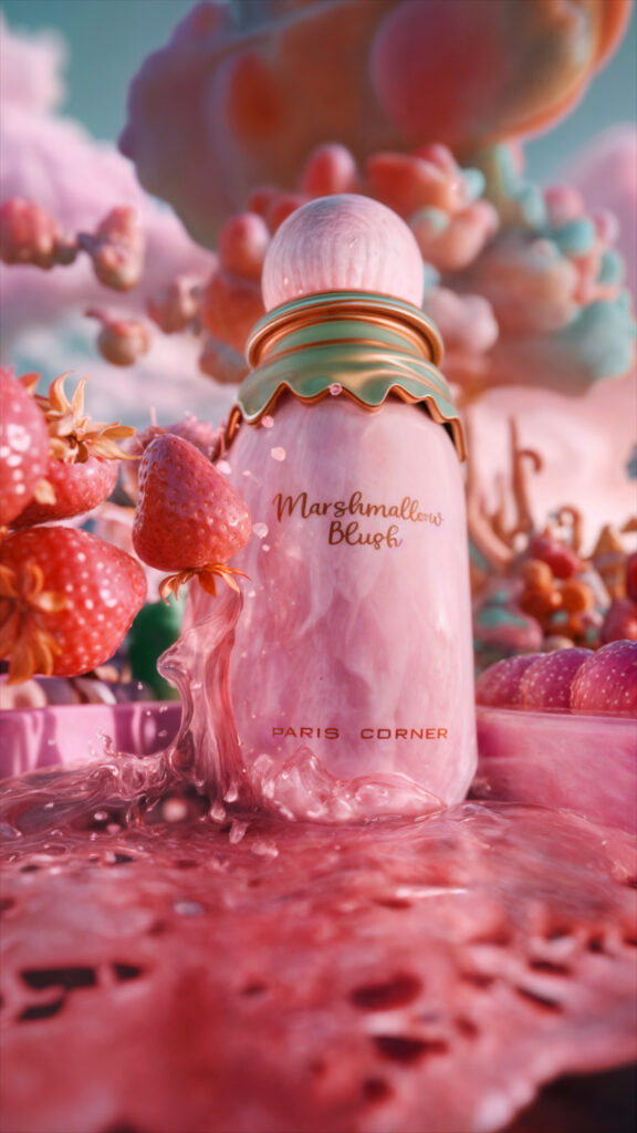 Marshmallow Blush,Paris Corner, Eau de parfum, 100ml
