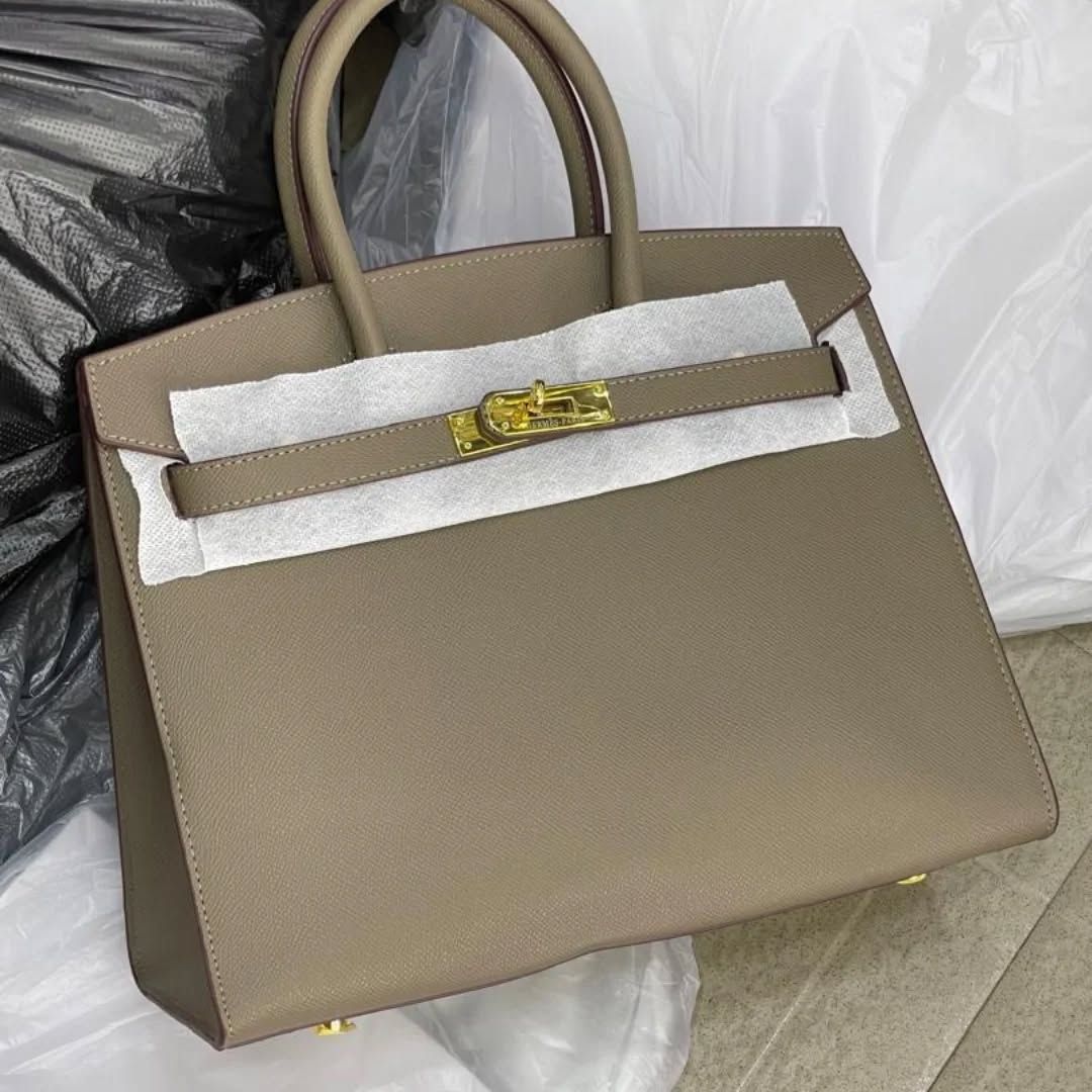 Sac Hermès, Taupe 30 cm