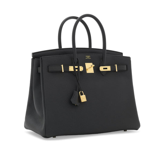 Sac Hermès Noir, Birkin 30 cm