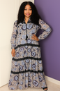 Robe Fleurette Bleu