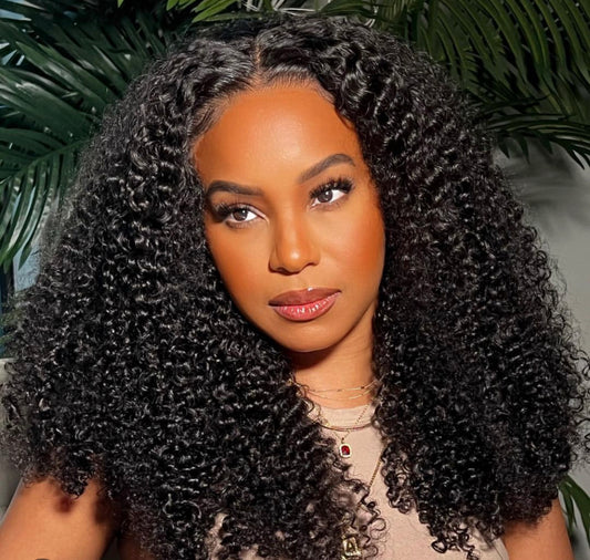 Perruque Frisée Noire (Kinky - Deep Wave - Romance - Water Wave)