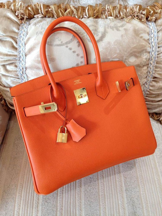 Sac Hermès, Orange 30 cm