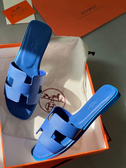 Sandale Hermès  Bleu Bic