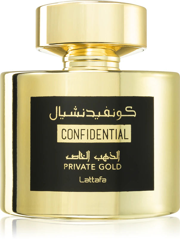Confidential Private Gold, Lattafa, Eau de parfum, 100ml