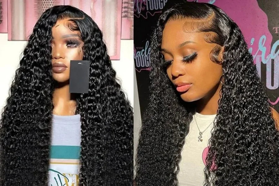 Perruque Frisée Noire (Kinky - Deep Wave - Romance - Water Wave)